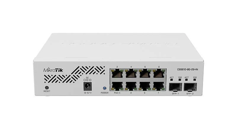 MikroTik Cloud Smart Switch 610-8G-2S+IN