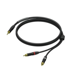 Procab Verloopkabel Mini jack - RCA male, 1.5m