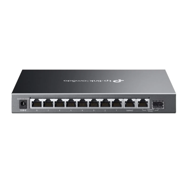 TP-Link Omada ES210GMP - 10-Poorts GbE PoE+ Switch, 123W PoE budget – foto 2