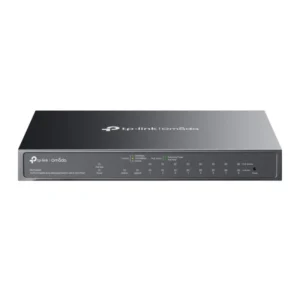 TP-Link Omada ES210GMP - 10-Poorts GbE PoE+ Switch, 123W PoE budget