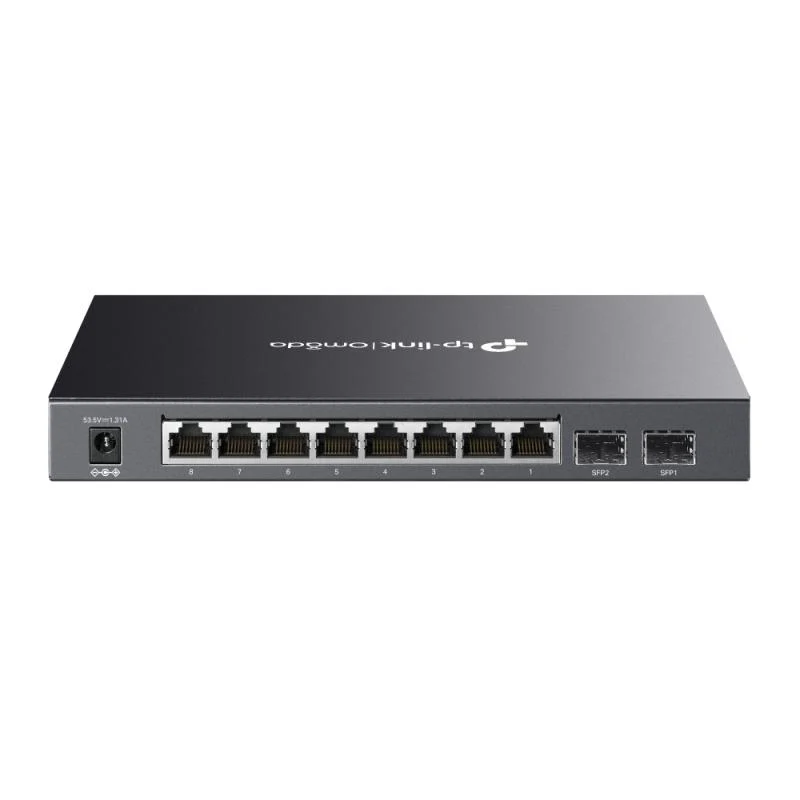 TP-Link SG2210P - 8-poort gigabit 802.3af PoE switch – foto 2