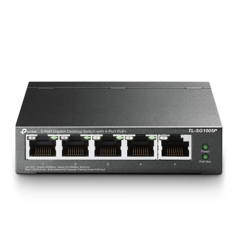 TP-Link TL-SG1005P - 5-poort gigabit 802.3af PoE switch