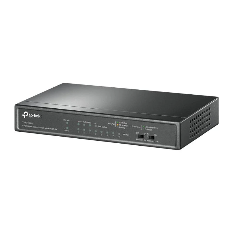 TP-Link TL-SG1008P - 8-poort gigabit 802.3af PoE switch