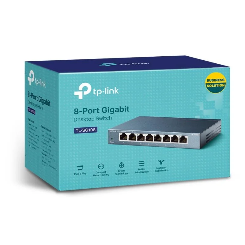 TP-Link TL-SG108 - 8-poort gigabit 802.3x switch – foto 9