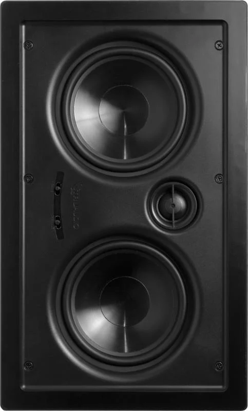 TruAudio Ghost HT Series 5.25inch LCR In-Wall Speaker, Injected Poly Woofer