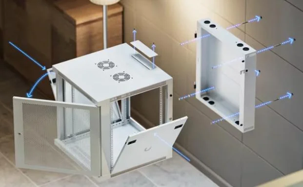 Ubiquiti 12U Rack Cabinet - 600mm, Glass door – foto 14