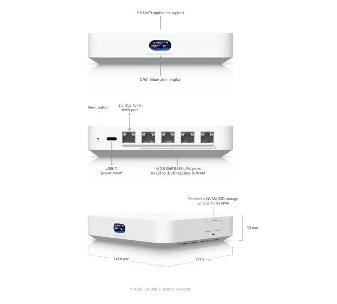 Ubiquiti UniFi Cloud Gateway Max (512 GB) – foto 8
