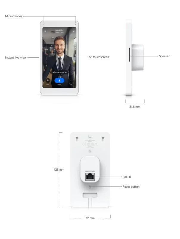 Ubiquiti UniFi Intercom Viewer 3-pack – foto 8