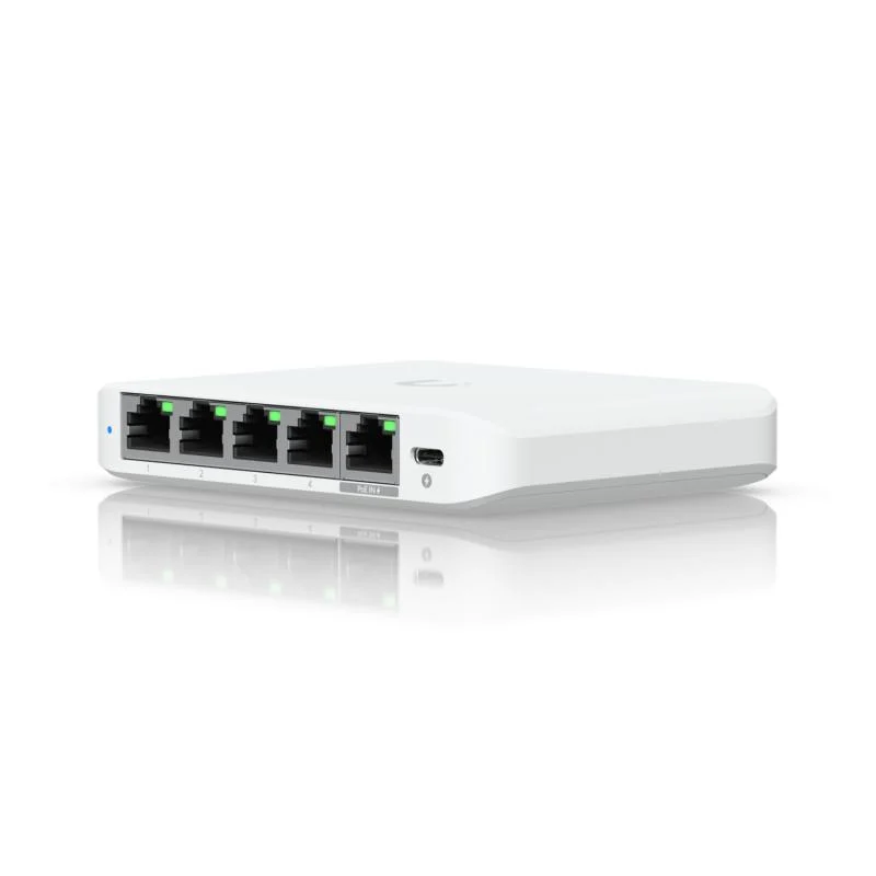 Ubiquiti UniFi Switch Flex Mini 2.5G - 5 poort, No PoE budget