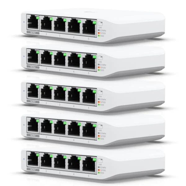 Ubiquiti UniFi Switch Flex Mini 5-pack, No PoE budget