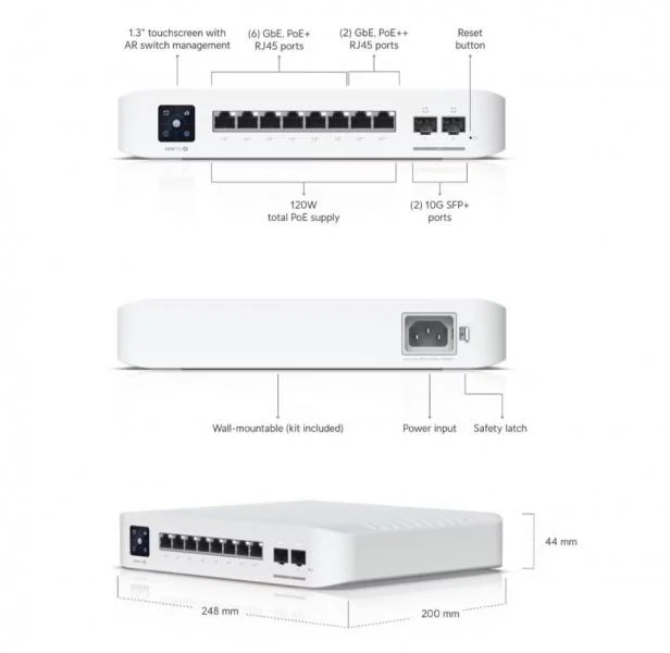 Ubiquiti UniFi Switch Professional 8 PoE – foto 4