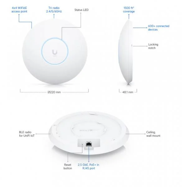 Ubiquiti UniFi U6 Enterprise – foto 7