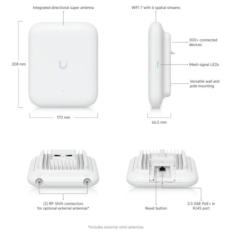 Ubiquiti UniFi U7 Pro Outdoor – foto 18